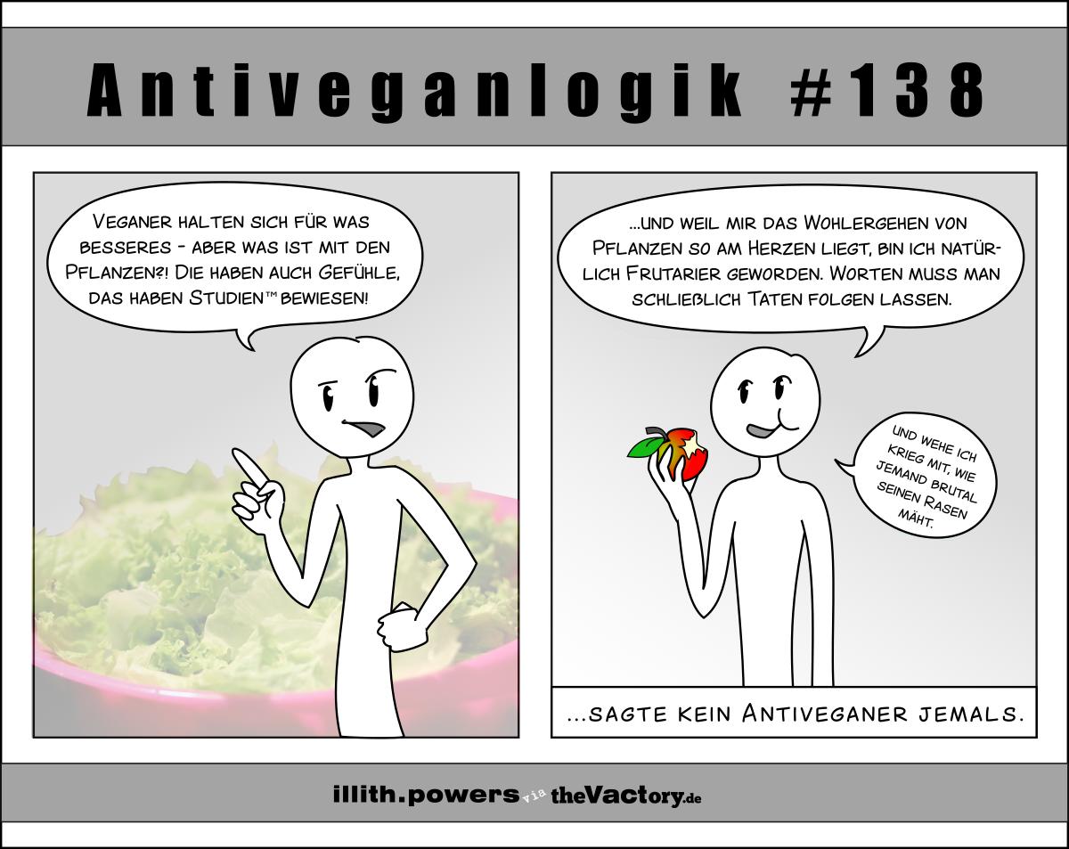 Antiveganlogik: Pflanzen fühlen auch