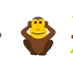 three apes